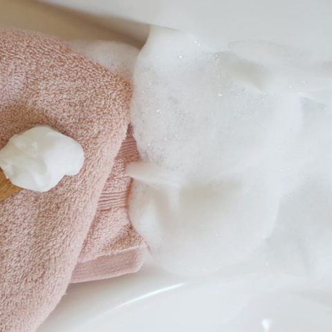 DIY Bubble Bath Paste